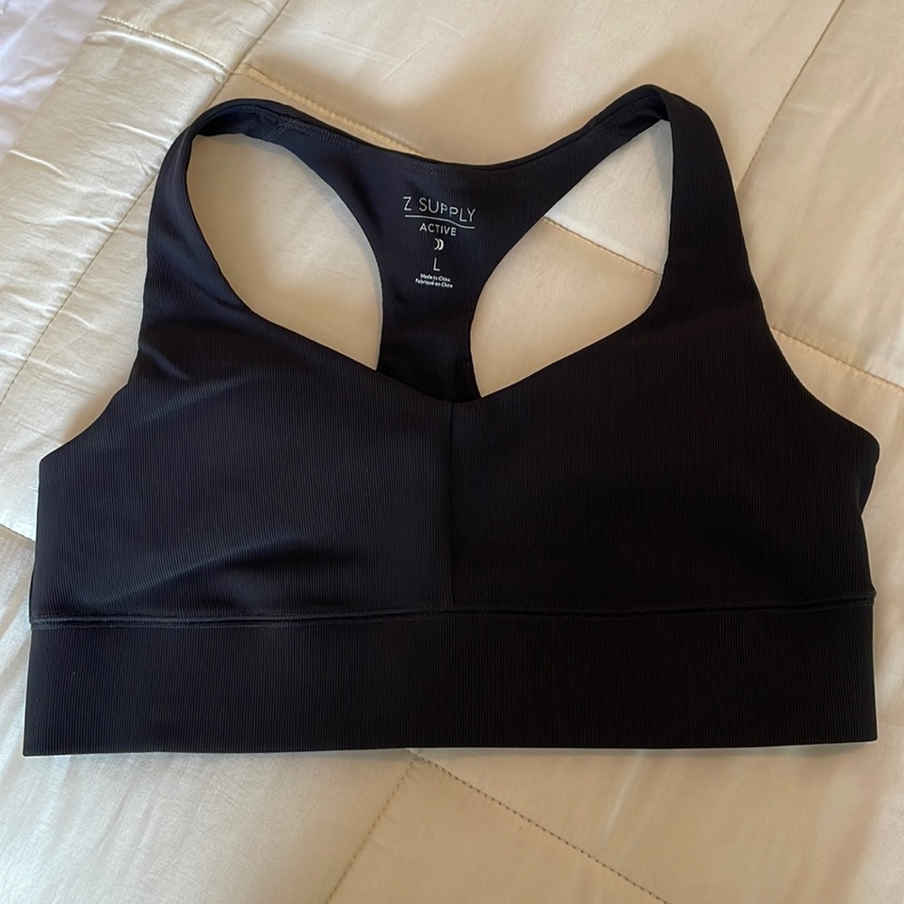 Z SUPPLY Active Ribbed Sports Bra
